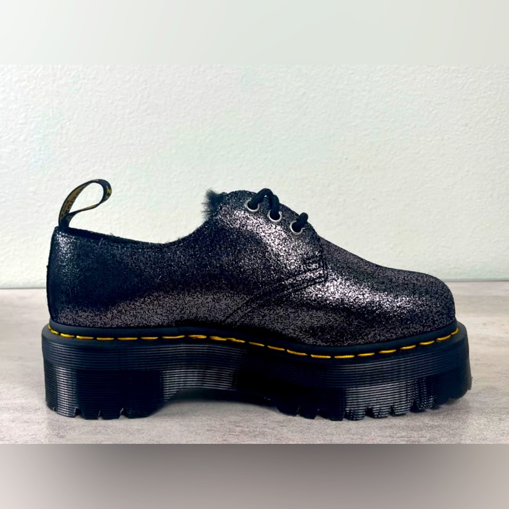 Dr Marten Quad 1461 Metallic Foil Platforms